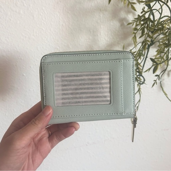 Kate Spade Cameron Street Lainie Wallet Card Case in Misty Mint Color - Picture 4 of 6